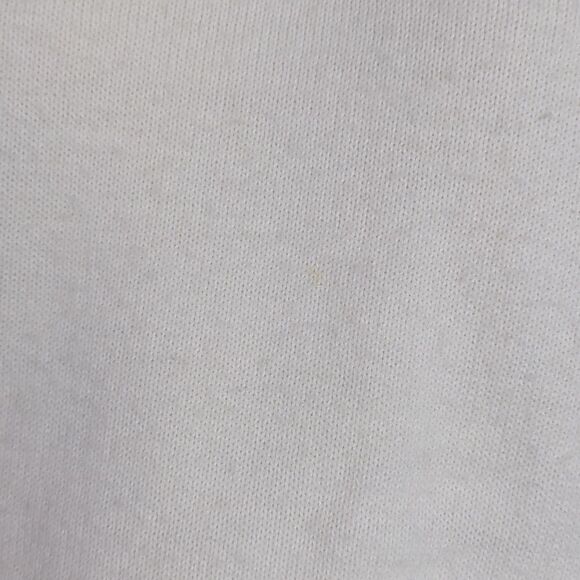 Vintage cream crew neck knit sweater with pearl embellishments. - Picture 7 of 7